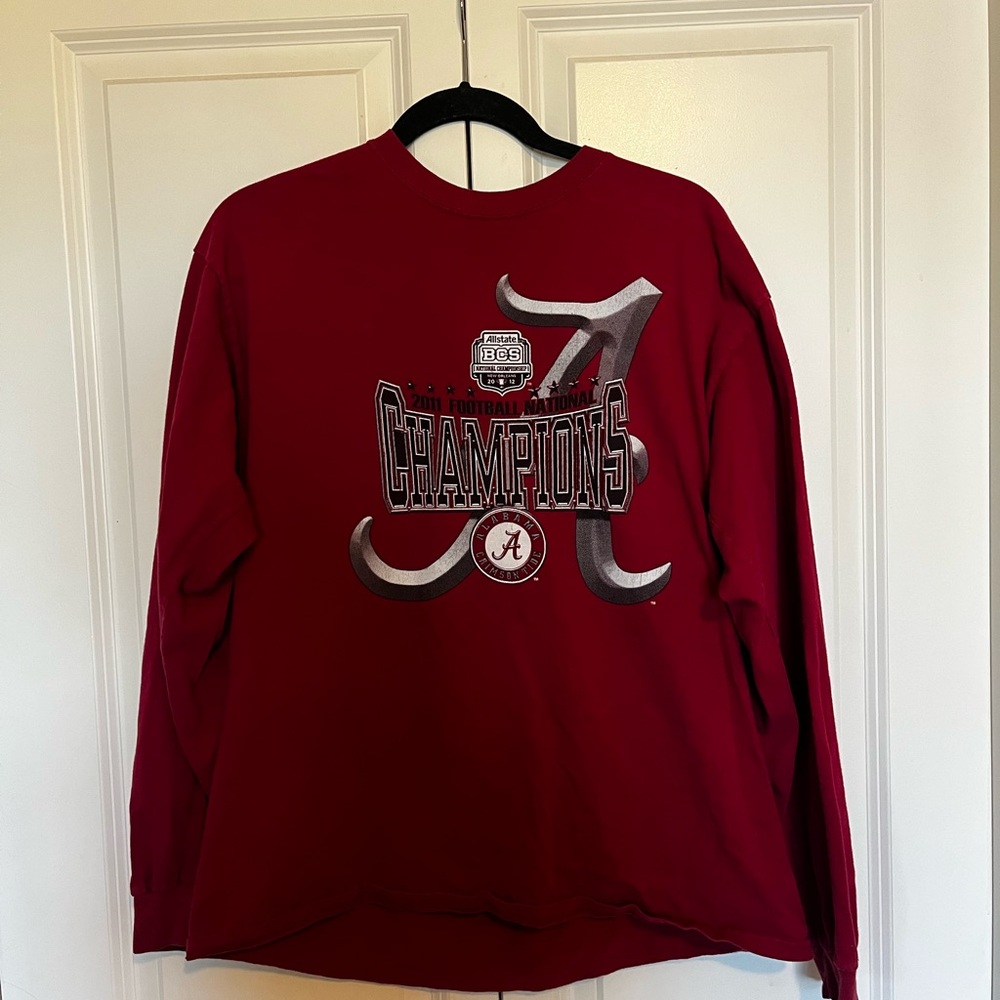 2011 vintage Alabama championship football longsleeve